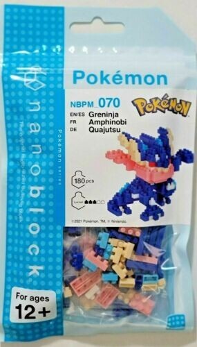 Nanoblock greninja building - greninja,